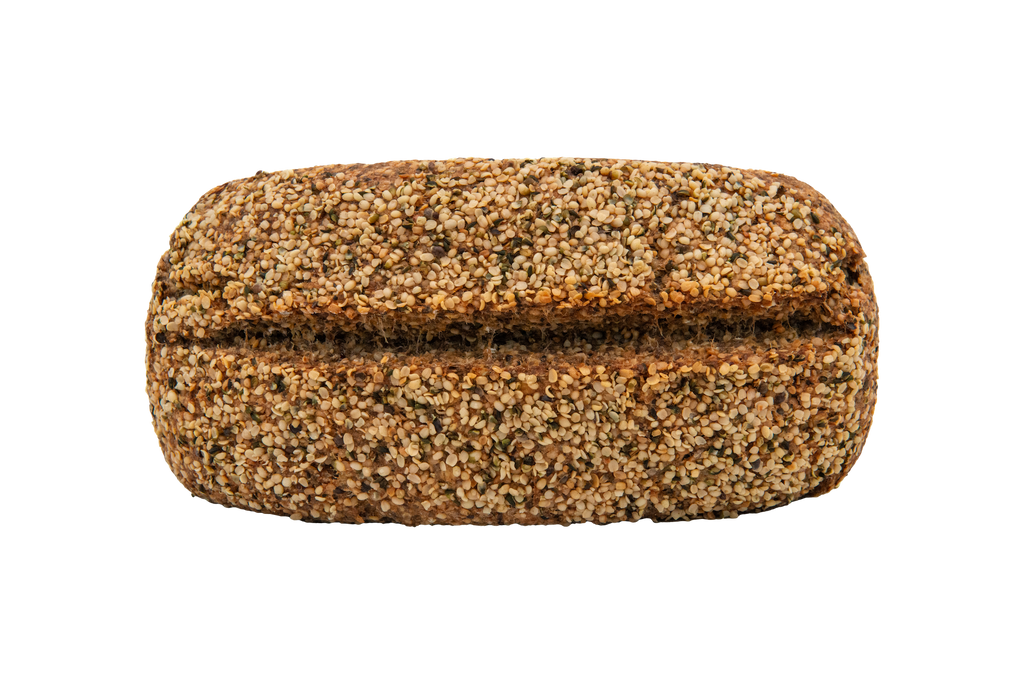 German loaf of gluten-free protein bread