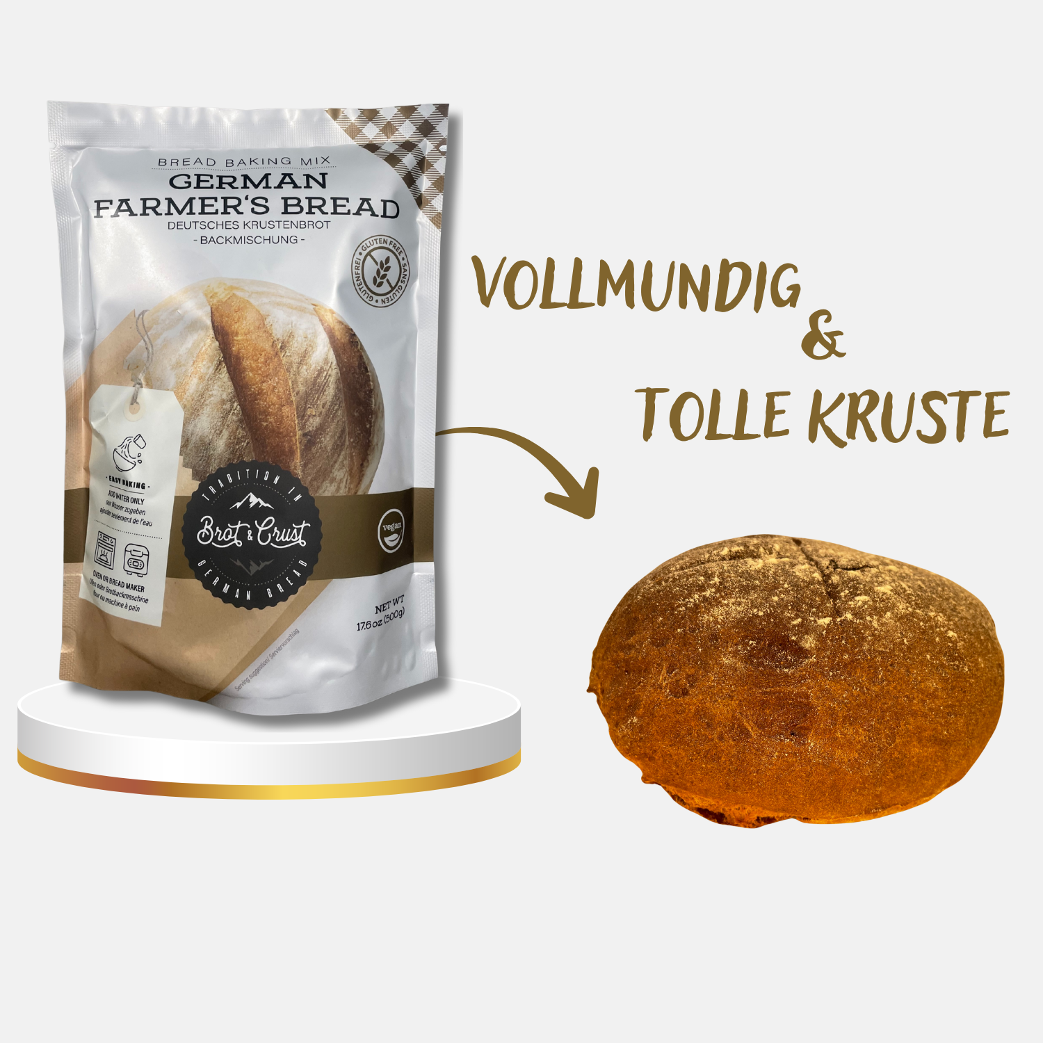 German Farmer's Bread Baking Mix - Gluten Free