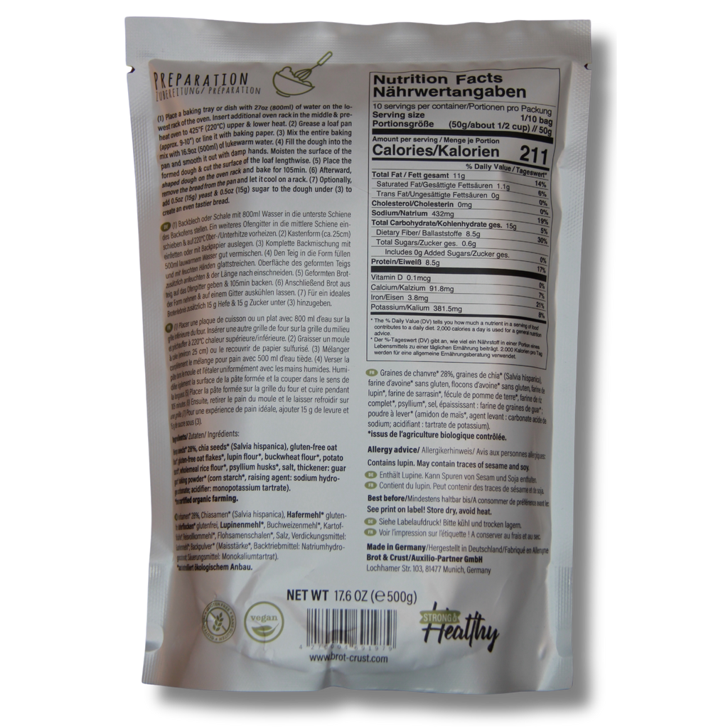 Power Protein Bread Baking Mix - Gluten Free