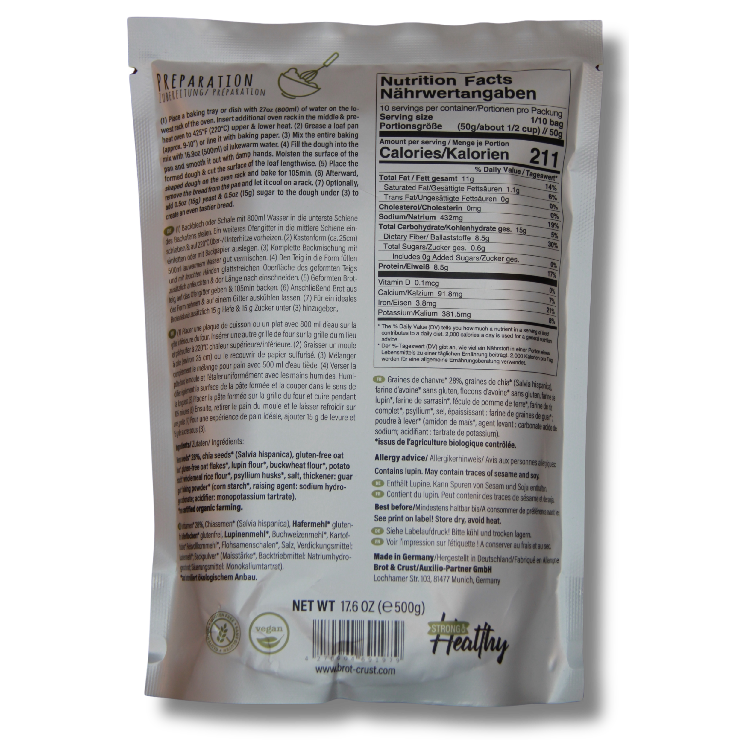 Power Protein Bread Baking Mix - Gluten Free