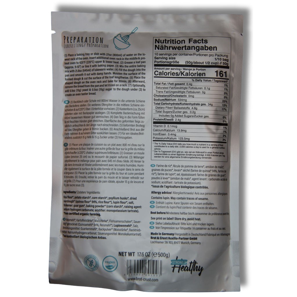 Juicy Sandwich Bread Baking Mix - Gluten Free